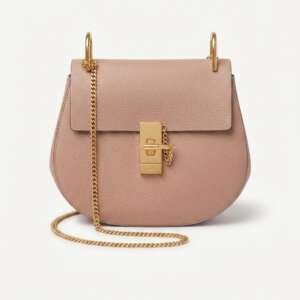 Bolso Chloé Drew cuero rosa