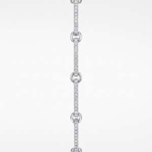 Pulsera oro blanco 18k con diamantes 0,45 ct