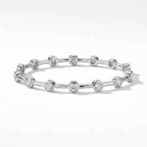 Pulsera oro blanco con 19 diamantes