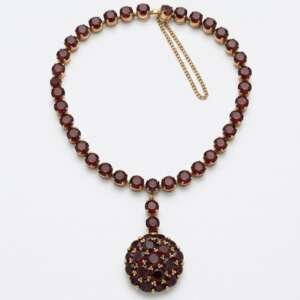 Pulsera oro 18k granates