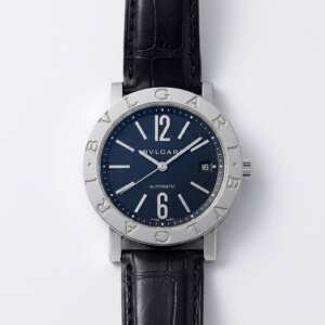 Reloj Bvlgari BB38BSLDAUTO acero correa cuero