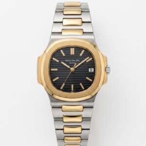 Patek Philippe Nautilus acero oro esfera negra