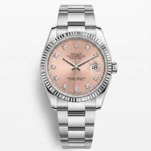 Rolex Datejust 115234 esfera rosa diamantes