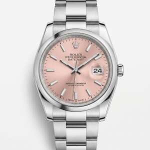 Rolex Datejust 115200 acero esfera rosa