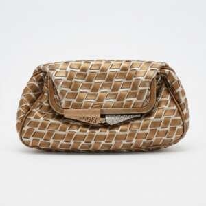 Bolso Fendi Vinyl Clutch dorado