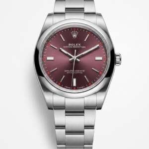 Rolex Oyster Perpetual Grape Dial acero