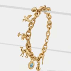 Pulsera Breloque de oro 18k 20,93 gramos